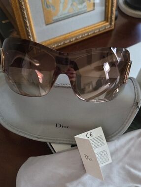 Dior Vintage Airspeed 2 Gradient Brown Shield Sunglasses-RARE. Like New